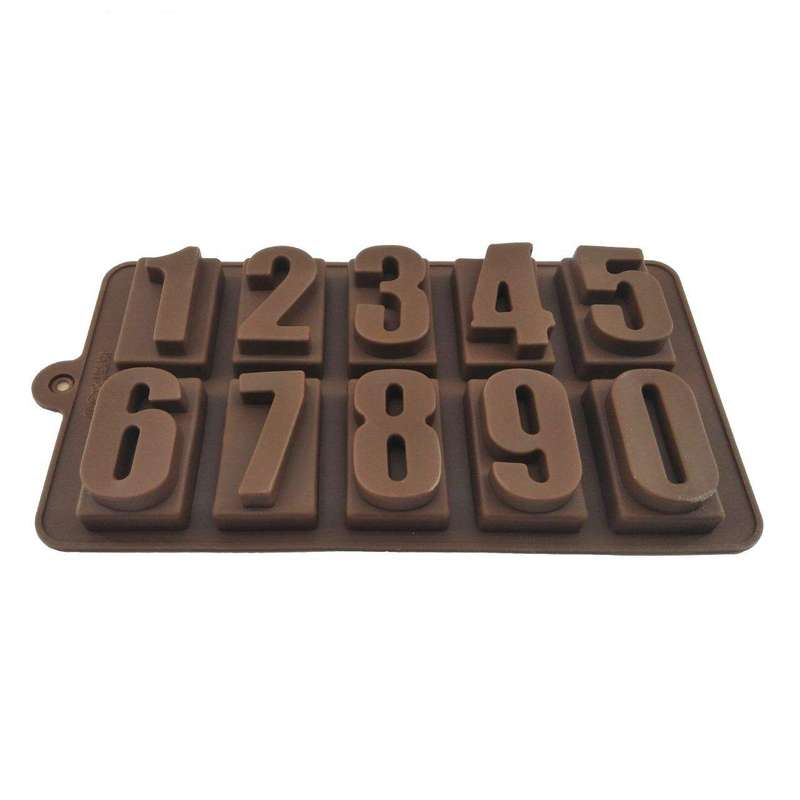 قالب شکلات طرح اعداد انگلیسی کد Mhr-13
