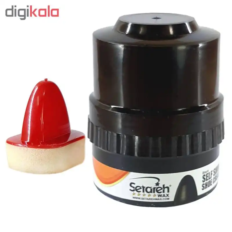 واکس کفش واکس ستاره مدل فوری رنگ مشکی