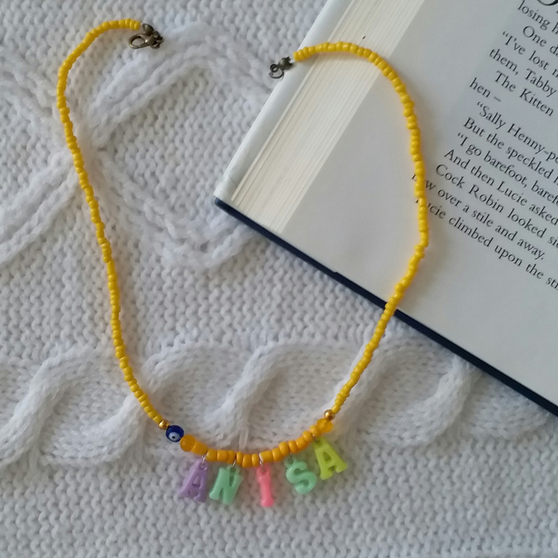 گردنبند دخترانه مدل تابستانی آنیسا کد G227