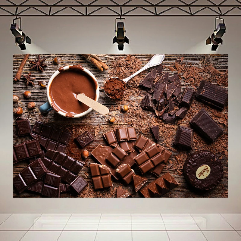 تابلو بوم طرح مخمل خوراکی مدل کاکائو کد AR3058496