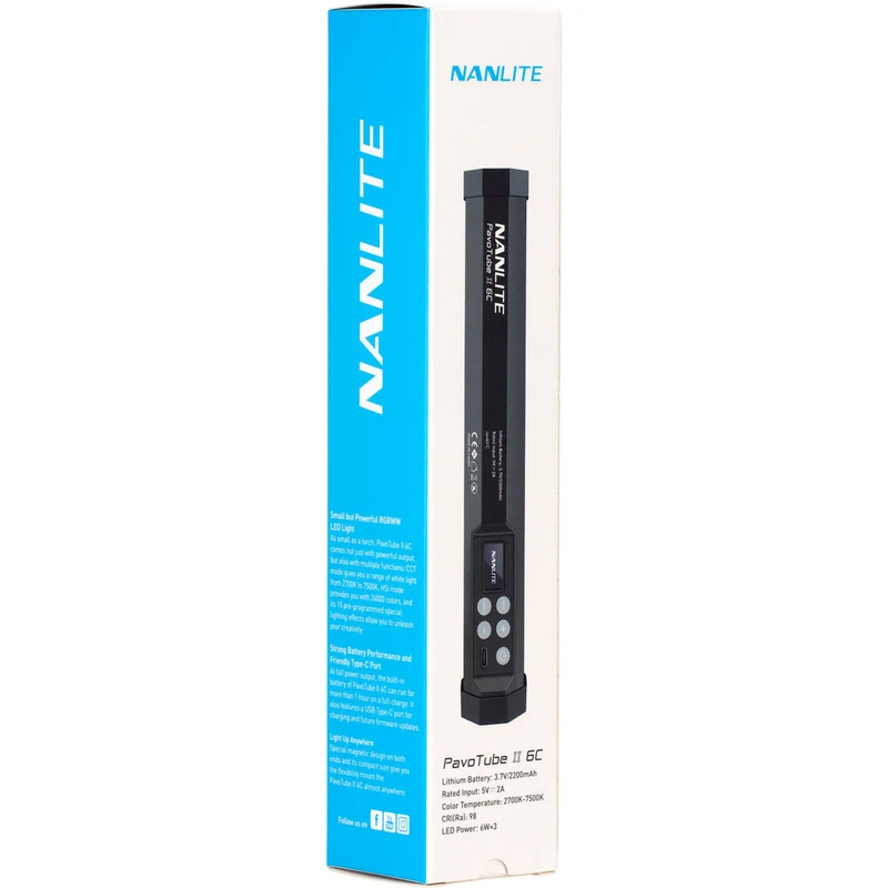 عکس شماره 9 : باتوم لایت نانلایت مدل pavotube ii 6c