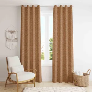 پرده مهرآرا مدل پانچی کتان سایز 140x280 سانتی متر