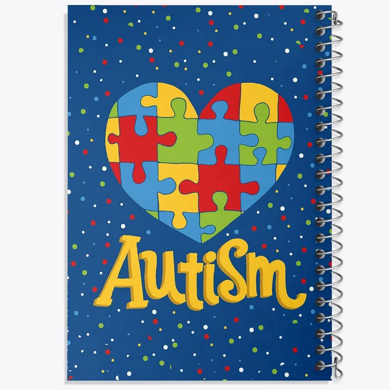 دفتر مشق 50 برگ خندالو مدل اتیسم Autism کد 26747