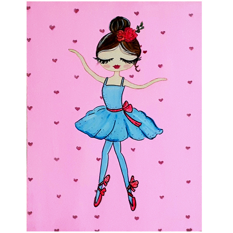 تابلو نقاشی طرح بالرین کد 0086