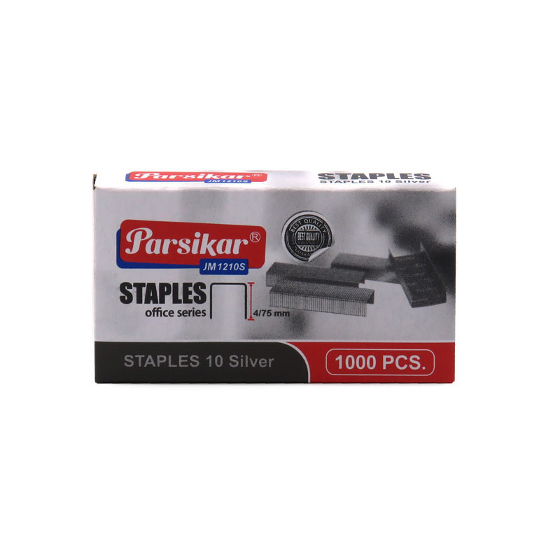 سوزن منگنه پارسیکار کد Jm1210s سایز 10 بسته 3000 عددی