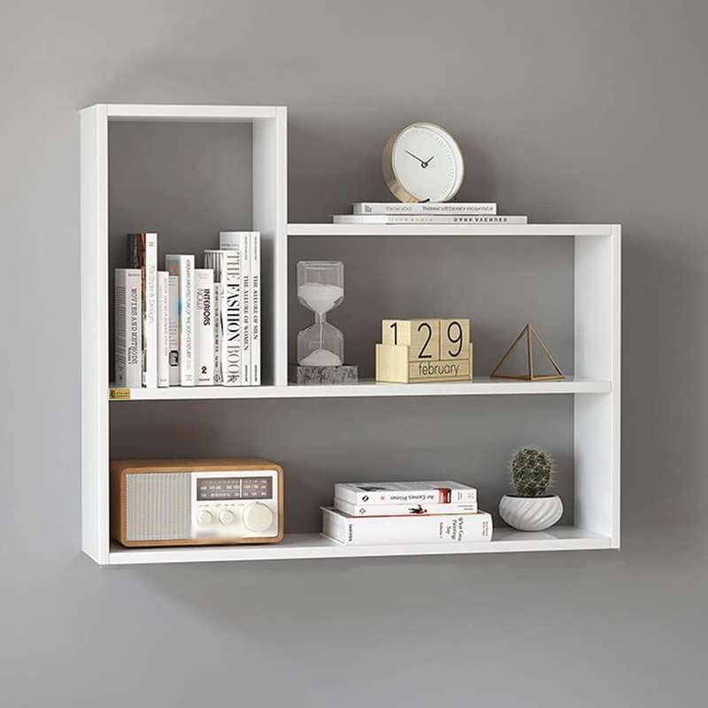 کتابخانه دیواری سه طبقه چوبیکو مدل ch790