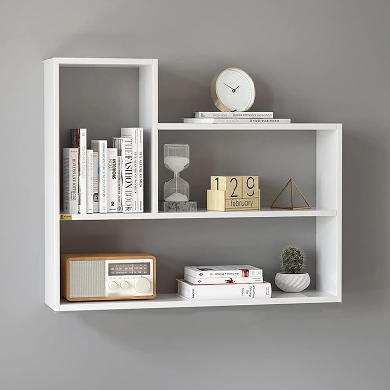کتابخانه دیواری سه طبقه چوبیکو مدل ch790
