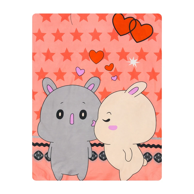 ملحفه میکرو کودک آدنو مدل Lovely کد MC09 سایز 100x150 سانتی متر