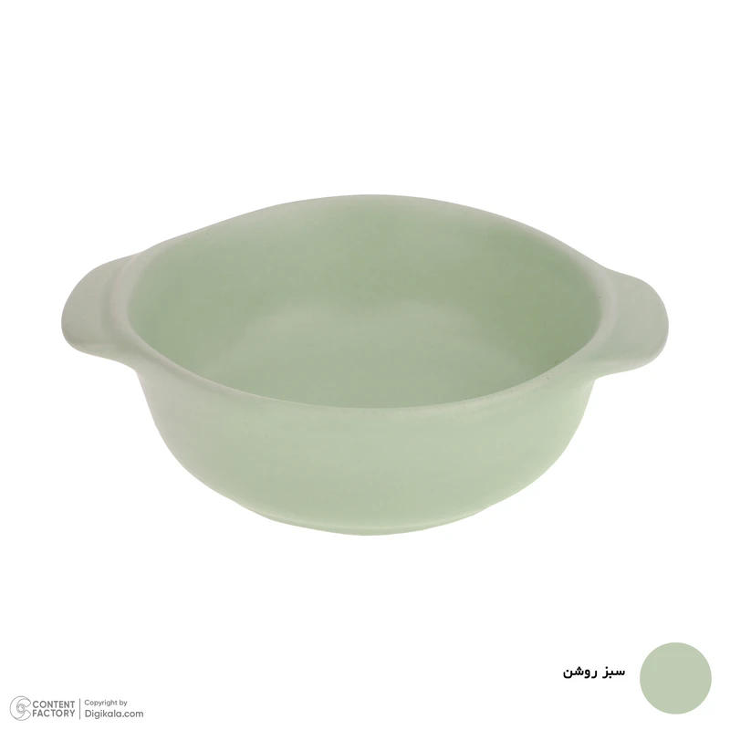 عکس شماره 9 : سوپ خوری سرامیکی بومی مدل گرد مات بسته 2 عددی