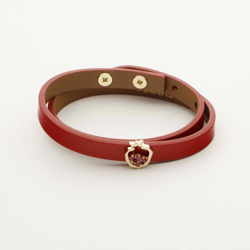 دستبند طلا 18 عیار زنانه تاج مدل G560