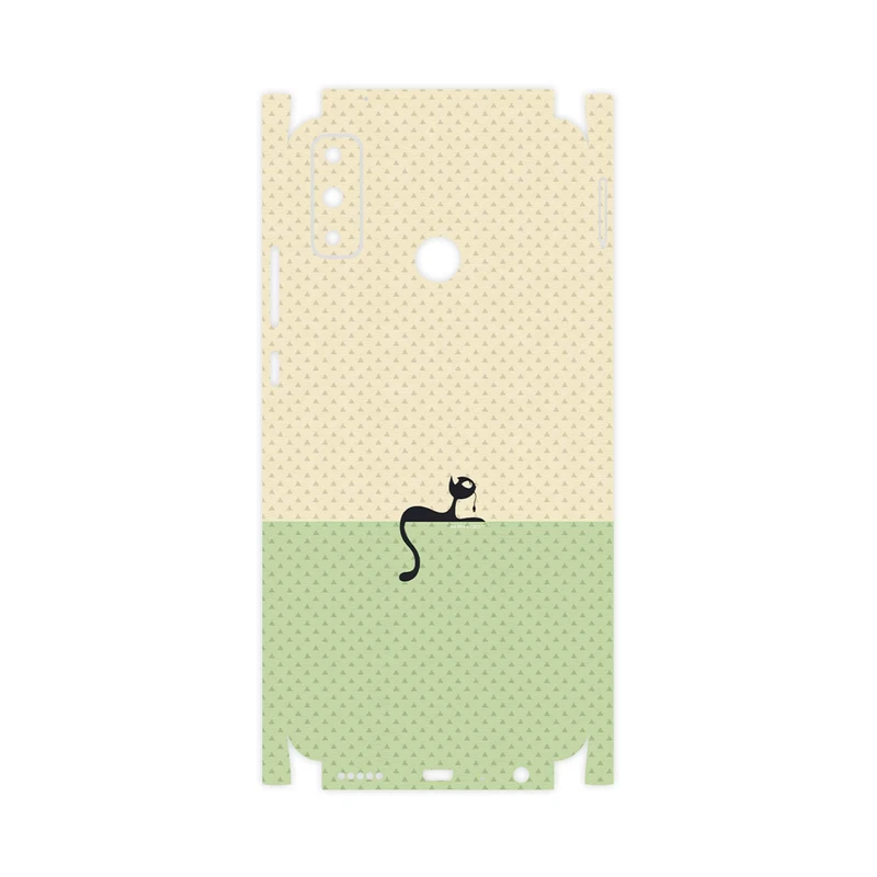 برچسب پوششی ماهوت مدل Minimal Internet Cat Icon-FullSkin مناسب برای گوشی موبایل هوآوی Y8s