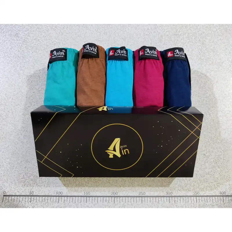 شورت مردانه آوین مدل جعبه ای 01 مجموعه 5 عددی