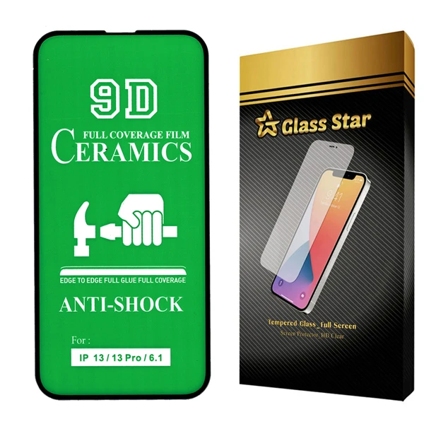  محافظ صفحه نمایش سرامیکی گلس استار مدل CRGA مناسب برای گوشی موبایل اپل iPhone 13 