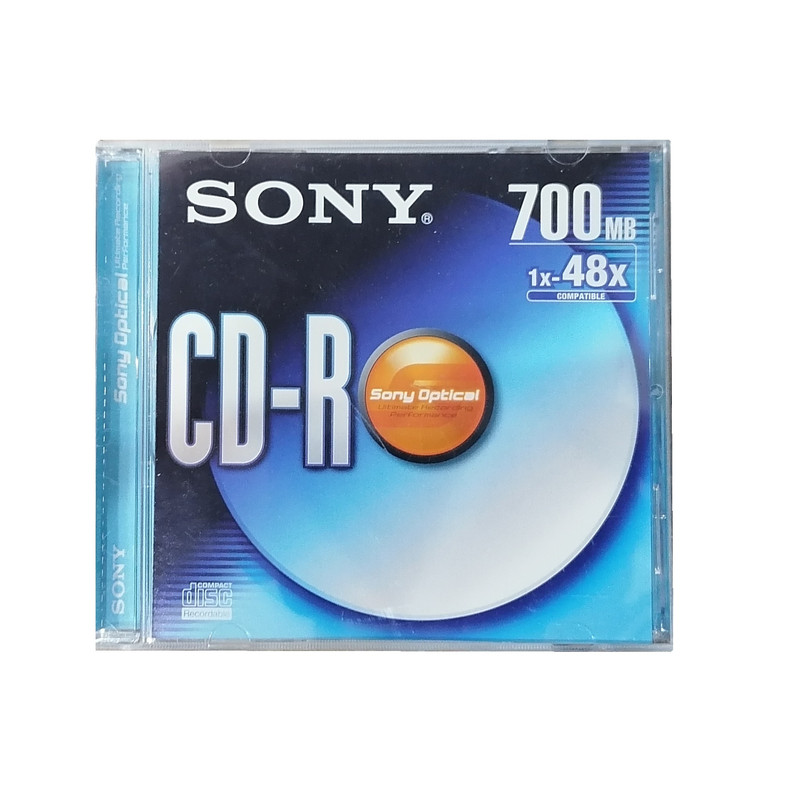 قاب سی دی / دی وی دی سونی مدل CDQ80S1 بسته 10 عددی