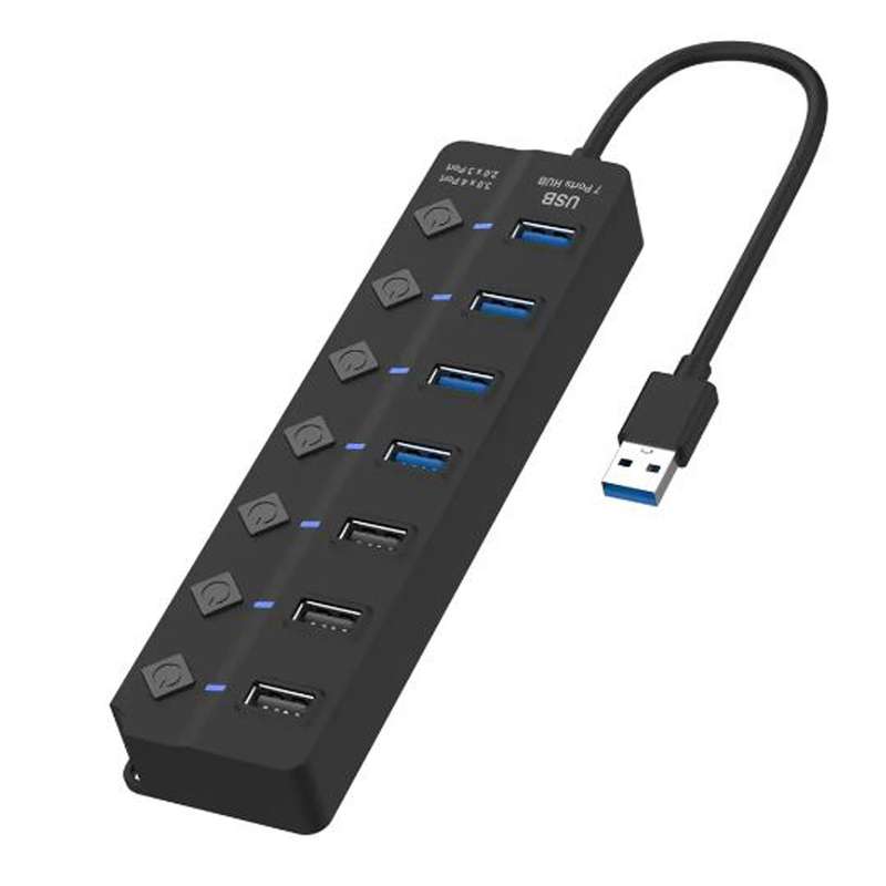 هاب 7 پورت USB3.0 اونتن مدل OTN-5307 هاب 7 پورت USB3.0 اونتن مدل OTN-5307