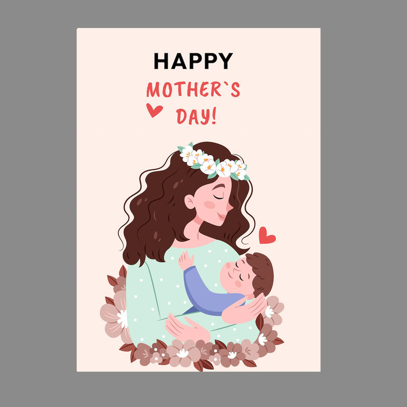 کارت پستال مدل روز مادر کد LAC1025