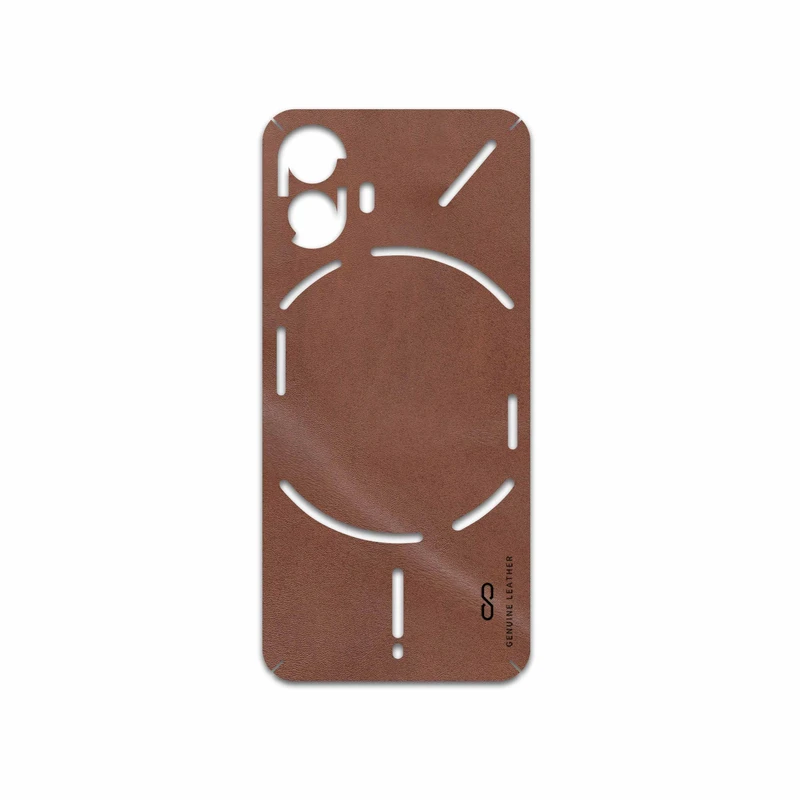 برچسب پوششی ماهوت مدل Matte-Natural-Leather مناسب برای گوشی موبایل ناتینگ Phone 2