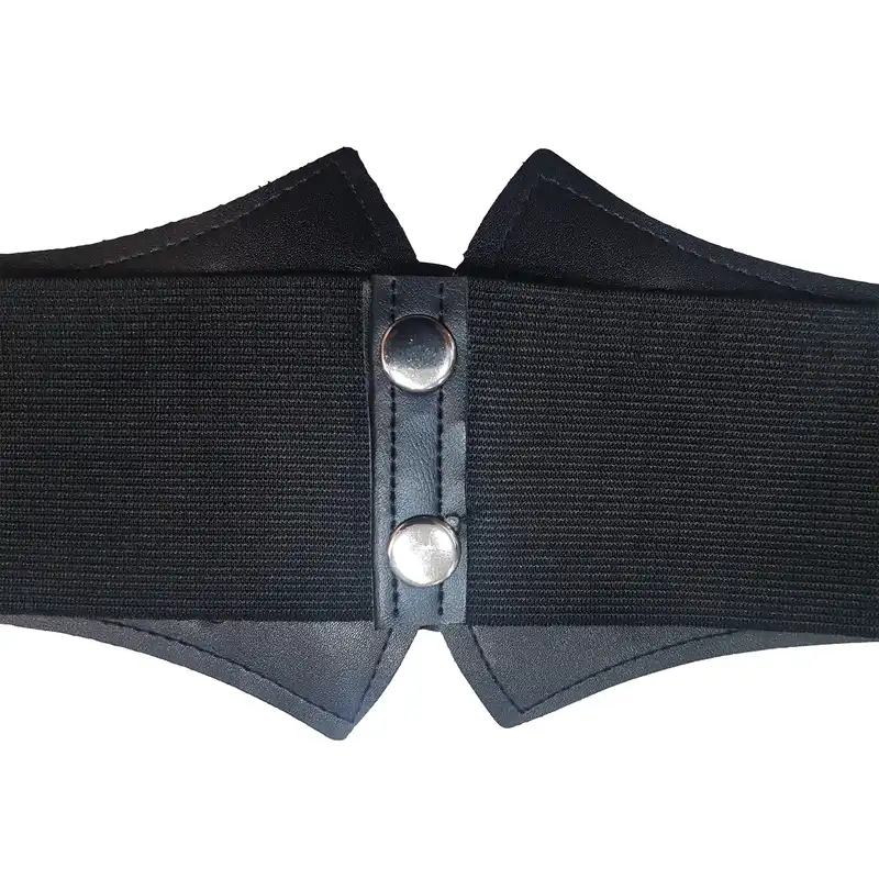 کمربند زنانه مدل پهن سه سگک