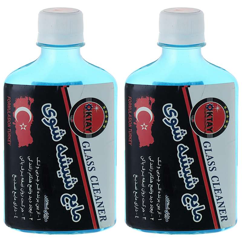 محلول شیشه شوی خودرو اُکتای مدل strong حجم 250 میلی لیتر بسته 2 عددی