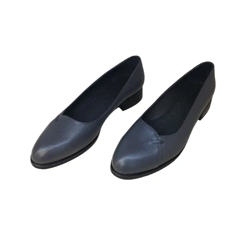 کفش زنانه مدل ســــالومه 2 چرم طبیعی رنگ طوسی