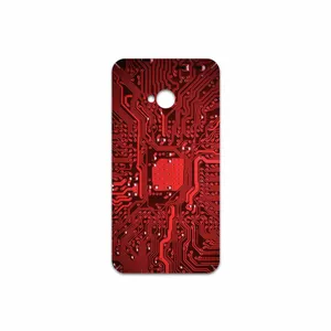 MAHOOT Red Printed Circuit Board Cover Sticker for HTC One M7