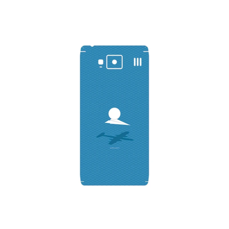 برچسب پوششی ماهوت مدل Minimal Paper Airplane مناسب برای گوشی موبایل موتورولا Droid Razr HD