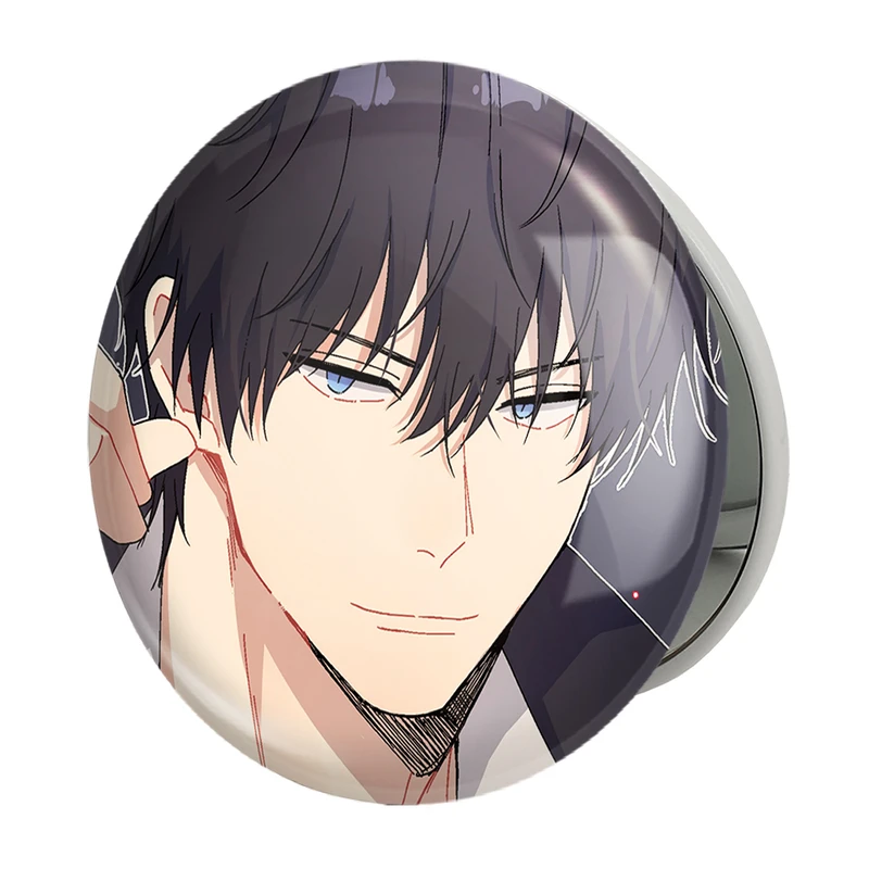 آینه جیبی خندالو طرح هیجیکاتا توشیزو انیمه گینتاما مدل تاشو کد 12964 