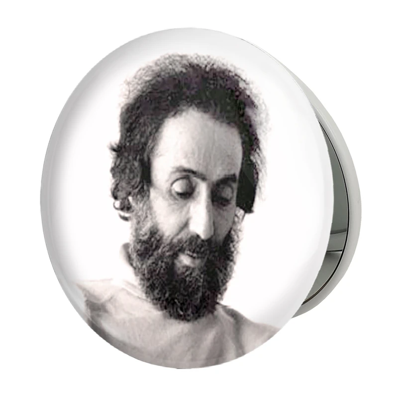 آینه جیبی خندالو طرح سهراب سپهری مدل تاشو کد 5345 