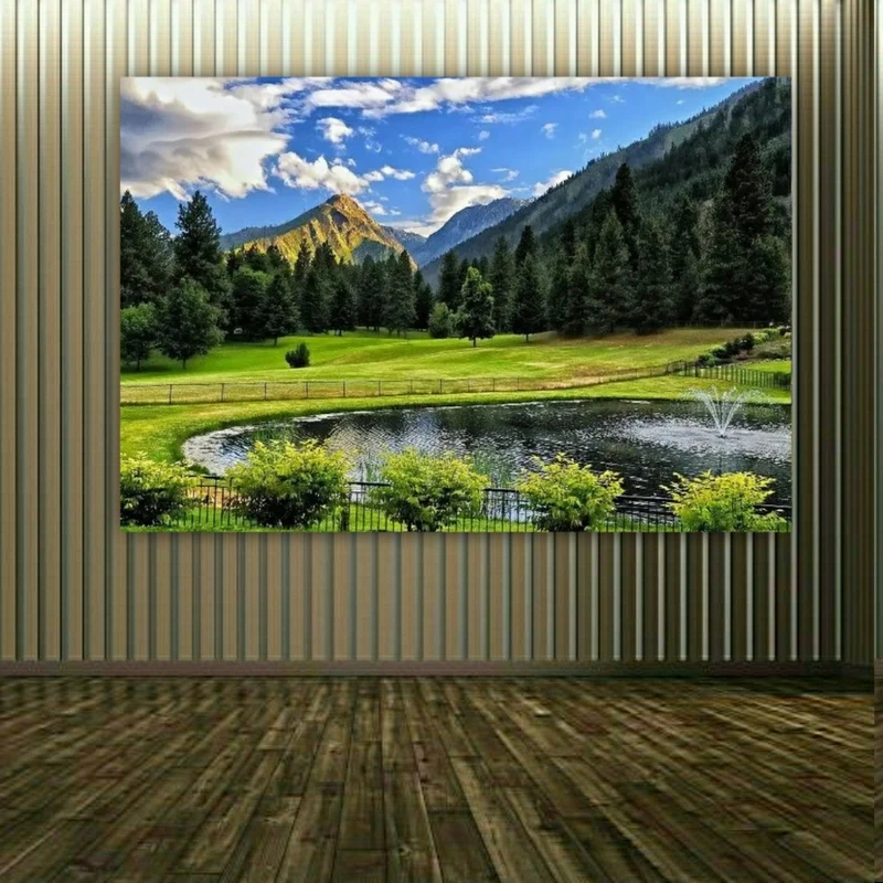 تابلو بوم طرح طبیعت کد PP2813