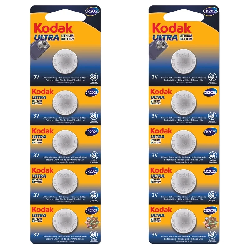 باتری سکه ای کداک مدل 2025 بسته 10 عددی