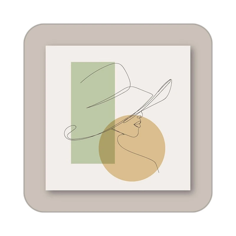 زیر لیوانی کاکتی طرح عاشقانه مدل mp37971