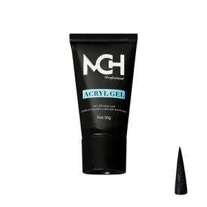پلی ژل کاشت ناخن ام سی اچ کد 007 حجم 30 میلی لیتر رنگ مشکی