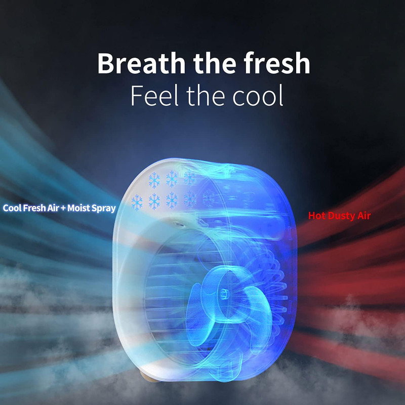 پنکه شارژی مدل air cooler A208