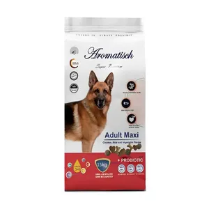 غذای خشک سگ بالغ آروماتیش مدل نژاد بزرگ با طعم گوشت گاو وزن ۲ کیلوگرم