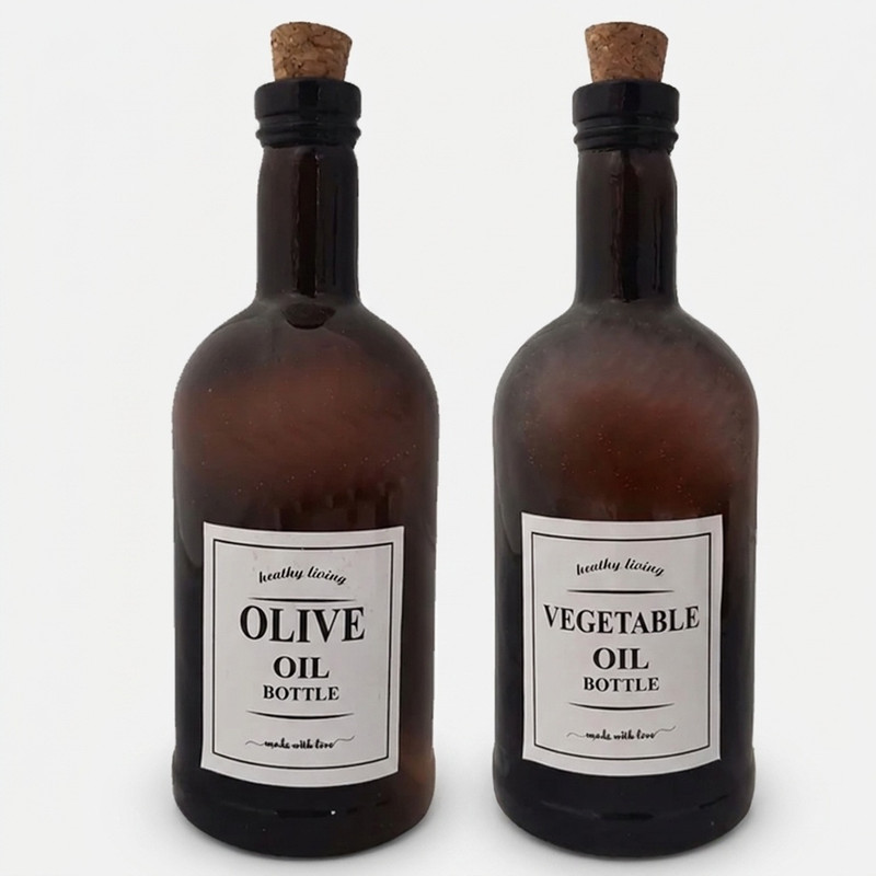 ظرف آبلیمو مدل Olive & vegtable oil کد 12 مجموعه دو عددی