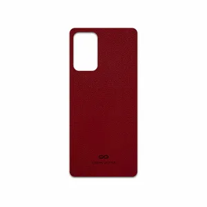 MAHOOT Red-Leather Cover Sticker for Samsung Galaxy A72