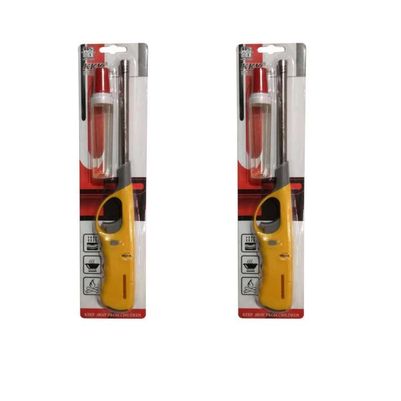 فندک آشپزخانه کی کی کی مدل نیوفیس مجموعه دو عددی به همراه گاز فندک