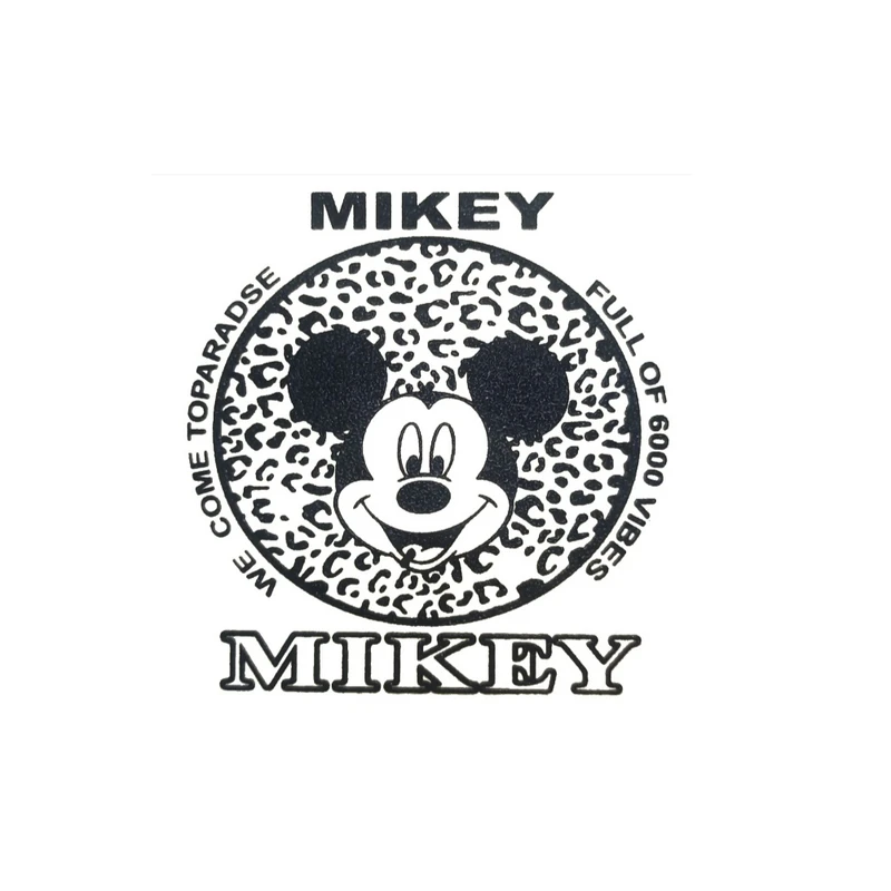 استیکر پارچه و لباس مدل Mikey
