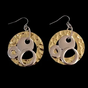 گوشواره زنانه مدل حلقه استیل