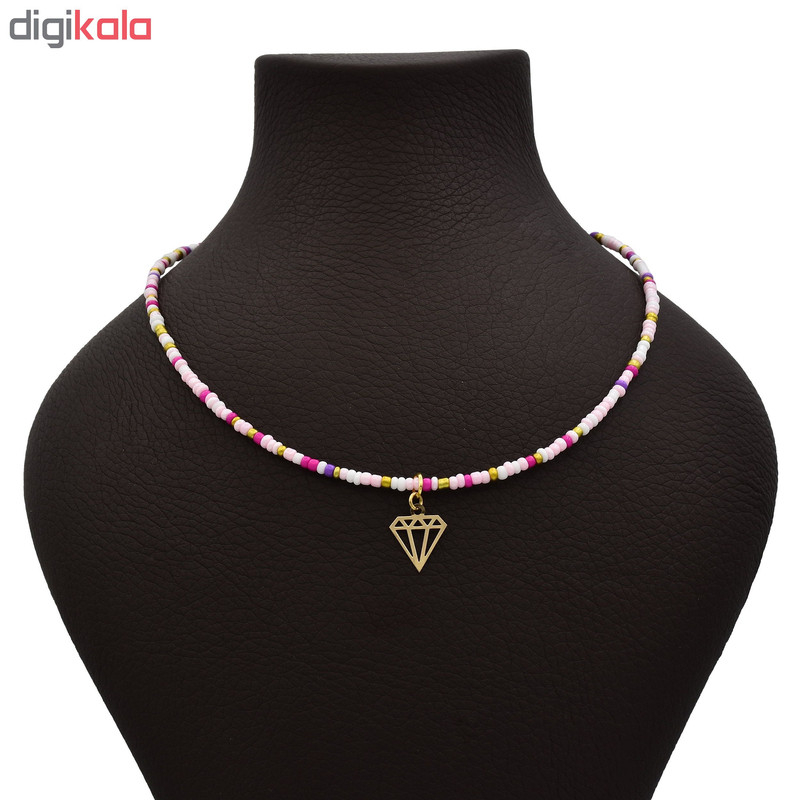 گردنبند طلا 18 عیار زنانه الن نار مدل  الماس 5312978