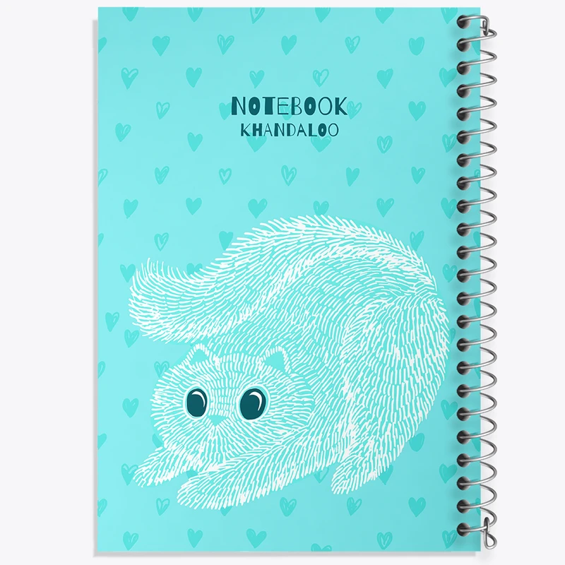 دفتر نقاشی 50 برگ خندالو طرح گربه بامزه کد N1574