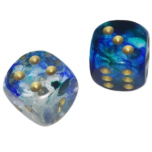 تاس بازی چسکس مدل Nebula Oceanic کد CHX 27756 بسته 2 عددی