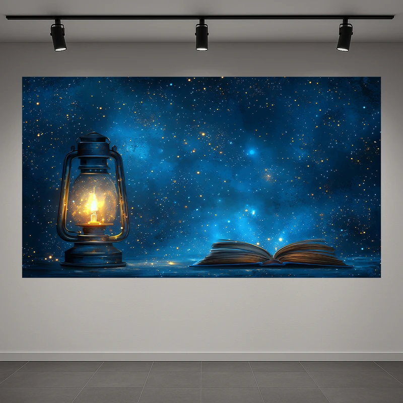 تابلو بوم طرح مخمل مطالعه مدل کهکشان کد AR3059860