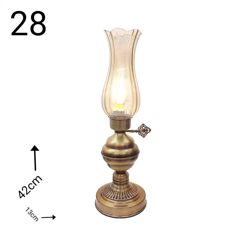 چراغ رومیزی مدل گردسوز کد 28 مجموعه دو عددی