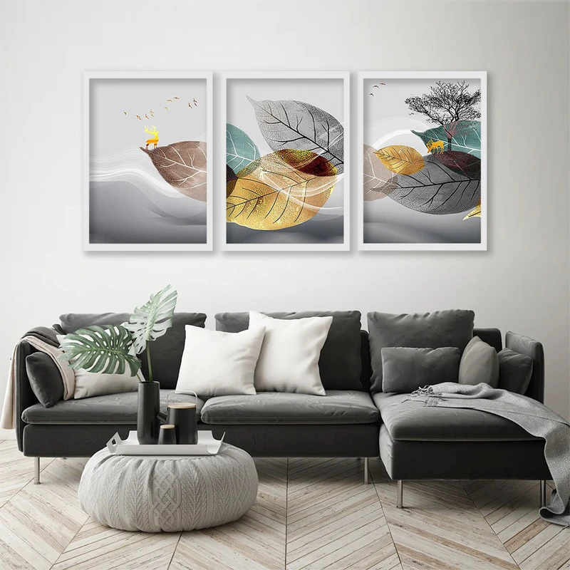 تابلو صبا طرح مدل دکوراتیو کد 272w مجموعه 3 عددی