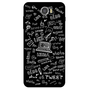 Megafone Social Media 1898 Cover For Huawei Y5 2 / Y5 2016