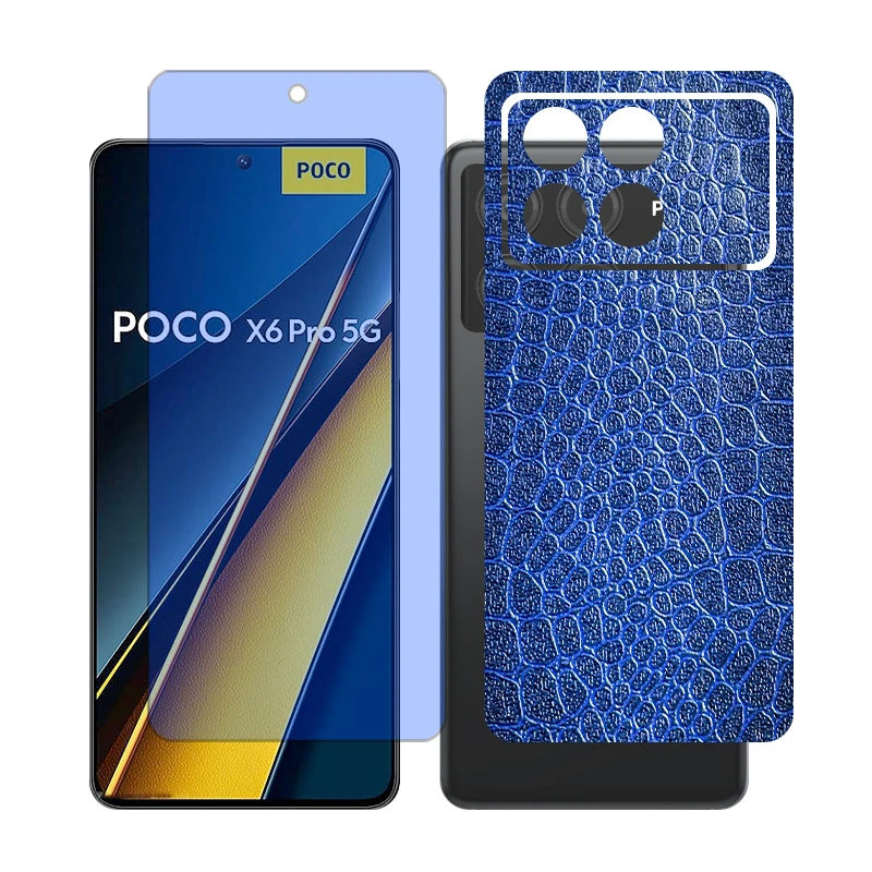 محافظ صفحه نمایش آنتی بلو گلس مدل Together مناسب برای گوشی موبایل شیائومی Poco X6 Pro به همراه برچسب پوششی