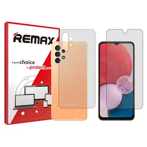 Remax HyGEl transparent display screen protector suitable for Samsung Galaxy A13 4G mobile phones along with the back of the phone