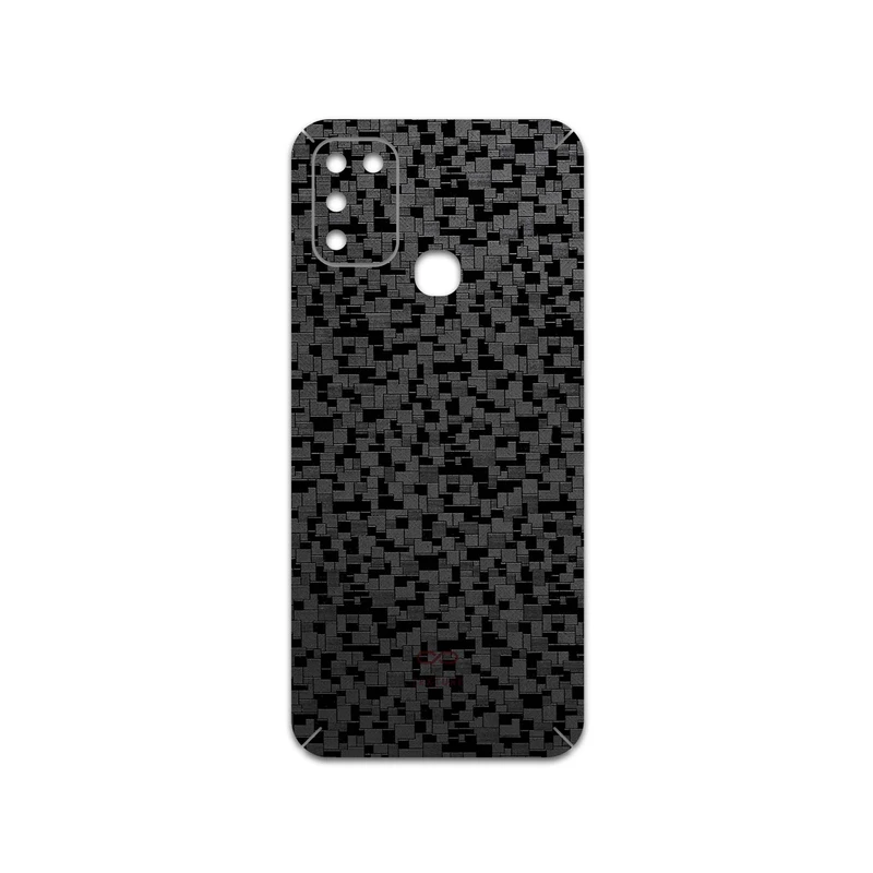 برچسب پوششی ماهوت مدل Black-Silicon مناسب برای گوشی موبایل اینفینیکس Hot 11 Play