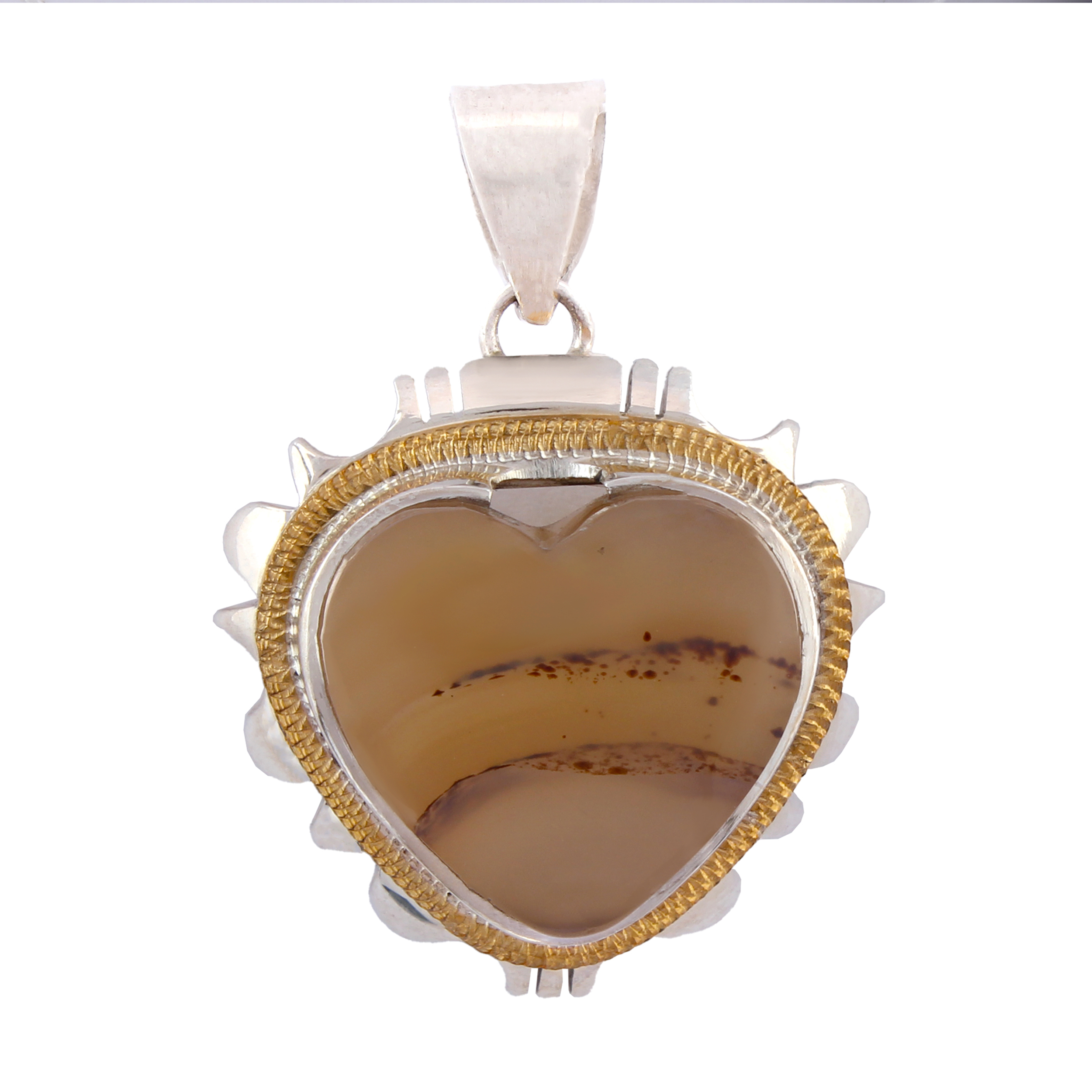 گردنبند نقره زنانه مدل عقیق کد SP-03